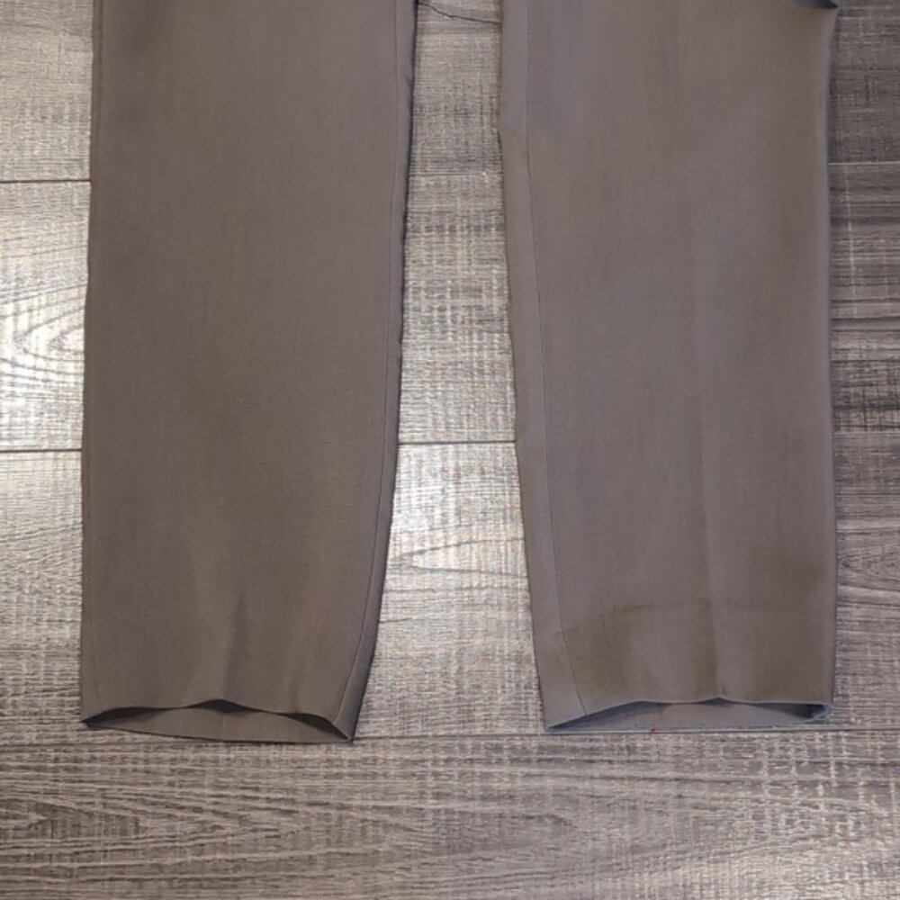 Banana Republic Ryan Pants Slim Straight Leg Trousers Mid Rise Crocodile Size 4 - Picture 11 of 14